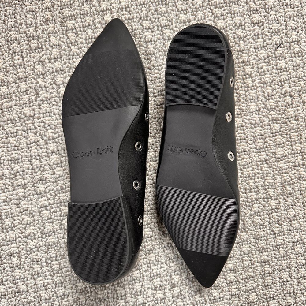 Nordstrom Open Edit Kyler Pointed Toe Flat - Picture 6 of 9